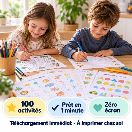 La méthode Petit Focus · Programme concentration à imprimer